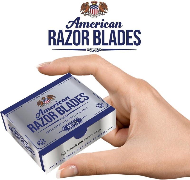 American Razor Blades from The Shave Factory - Single Edge Razor Blades (10)