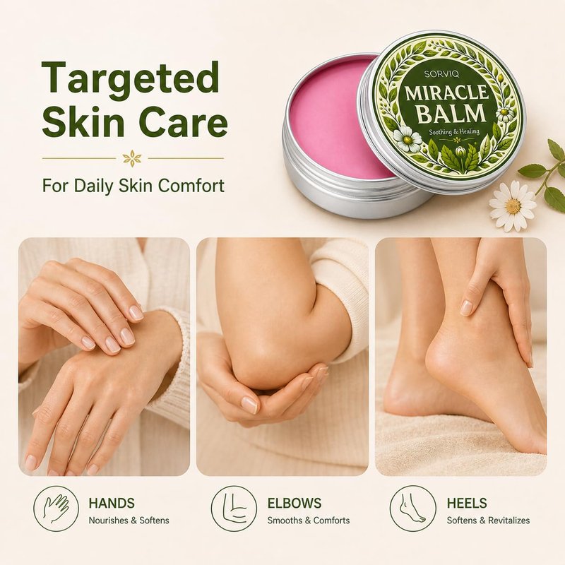 Miracle Balm - Multi-Use Moisturizing Balm for Dry Skin Relief | 2 oz