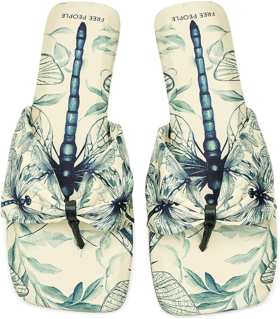 Tia Ruched Printed Sandals - Stylish Summer Footwear for Women | Comfortable & Trendy