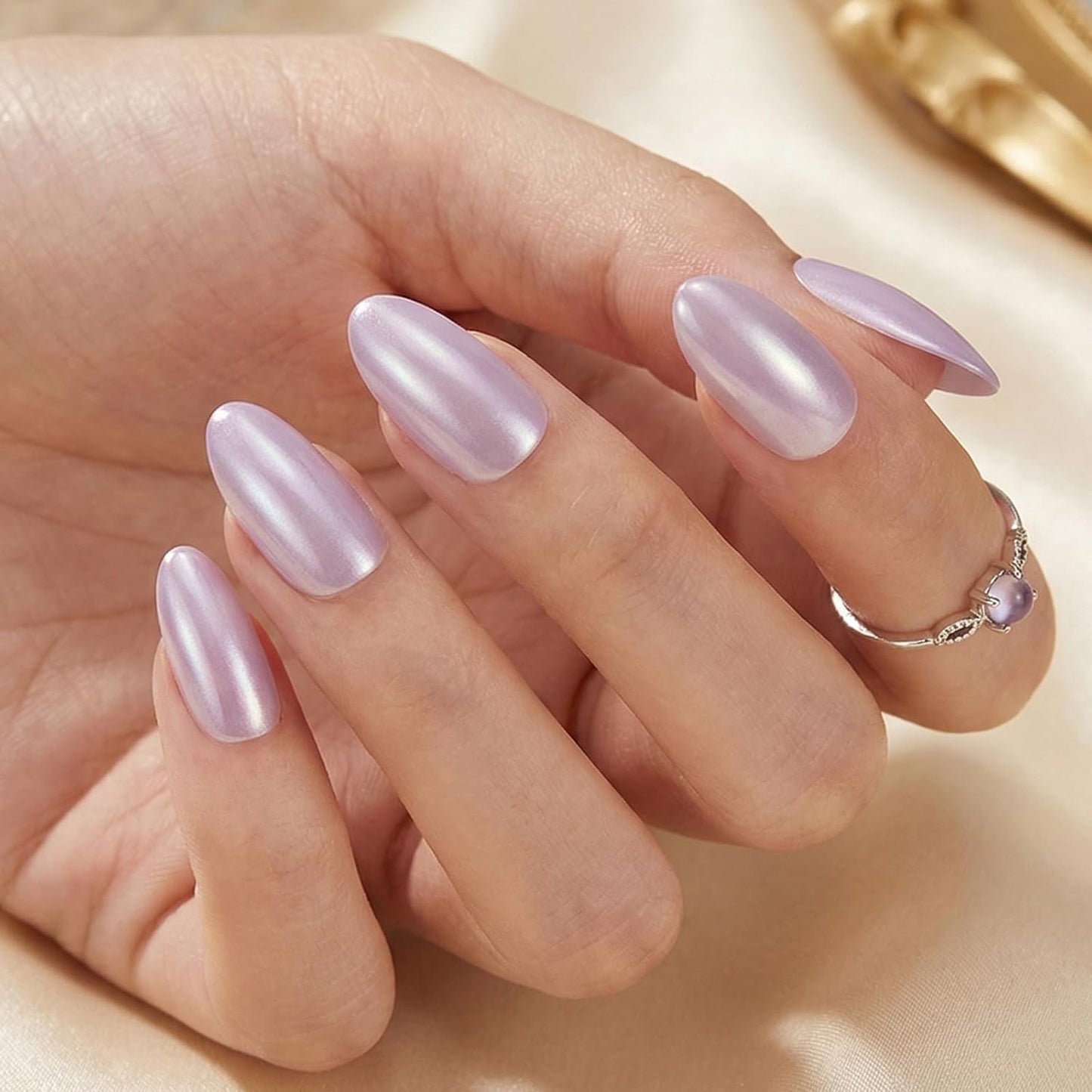 Ombre Press On Nails - Short Square Soft Gel Nude Pink | 30 Pcs Reusable False Nails in 15 Sizes for Long-Lasting Wear