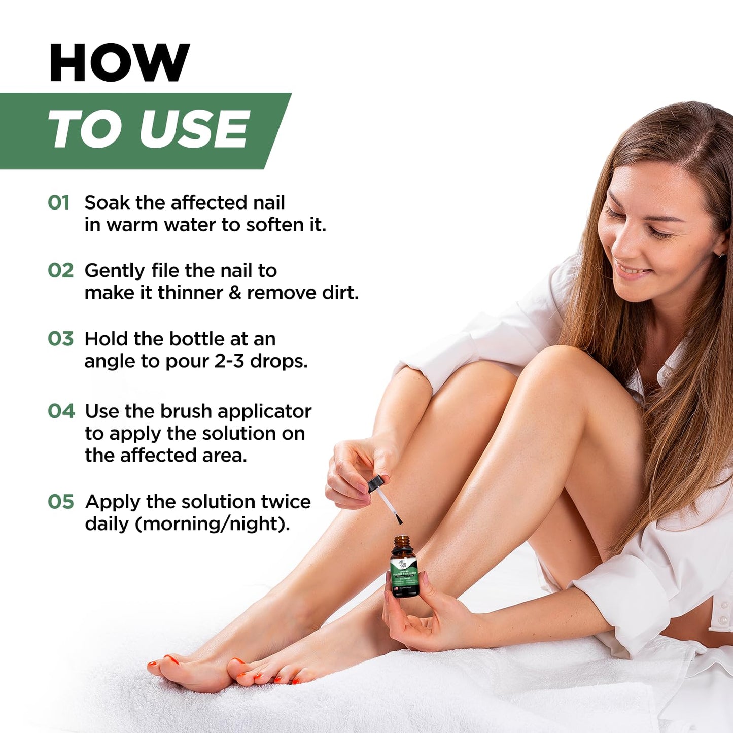Toenail Fungus Treatment - Extra Strength Nail Repair with Tea Tree & Oregano Oil | Athletes Foot Solution, Made in USA