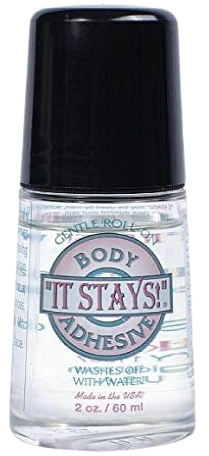 Compression Socks - Mojo Body Adhesive Roll-On for Dancers | 2 fl oz Butt Glue for Wigs, Costumes, Clothing