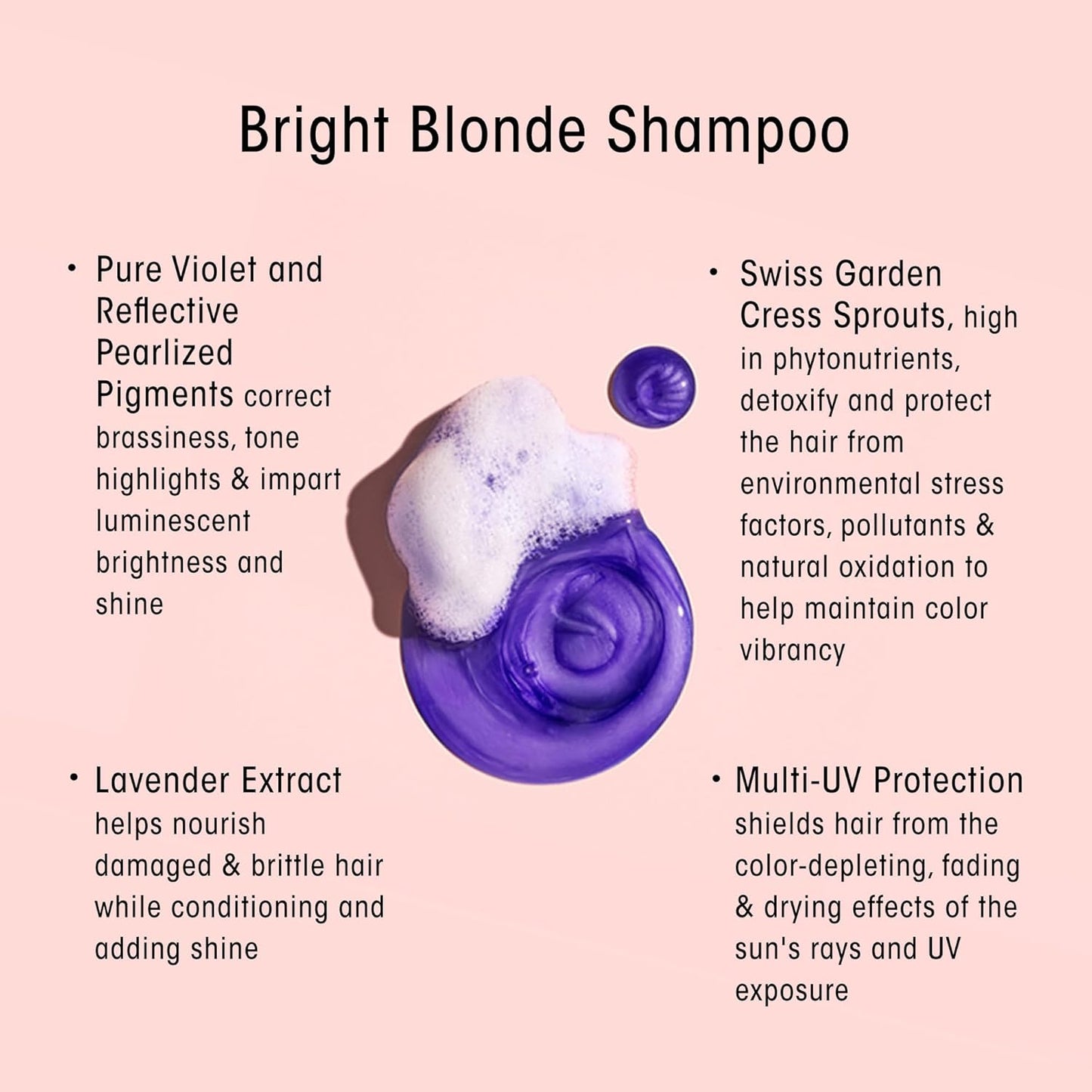 Oribe Bright Blonde Shampoo - Purple Toning Formula for Radiant Blonde Hair | 2.5 oz