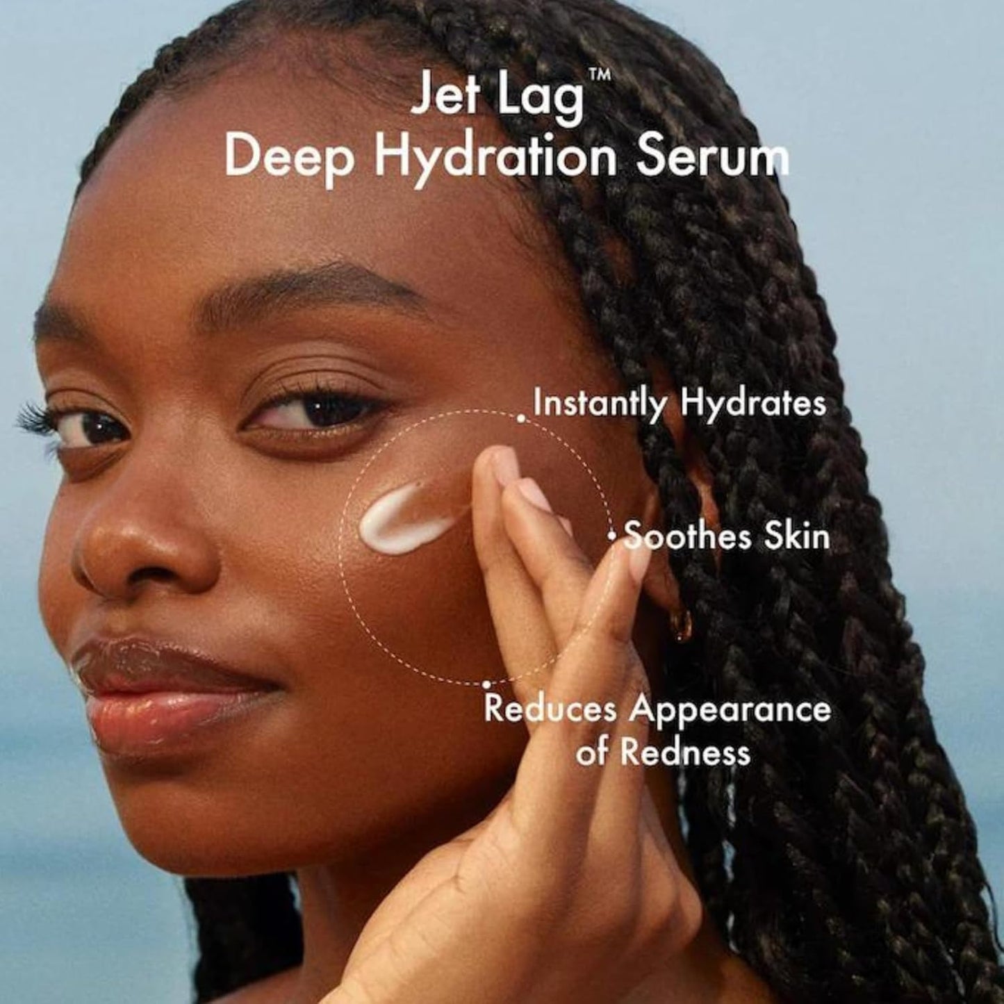 Jet Lag™ Essentials Mini Hydrating Skin Care Set - Travel Size Mask, Eye Patches & Serum | 4 Count