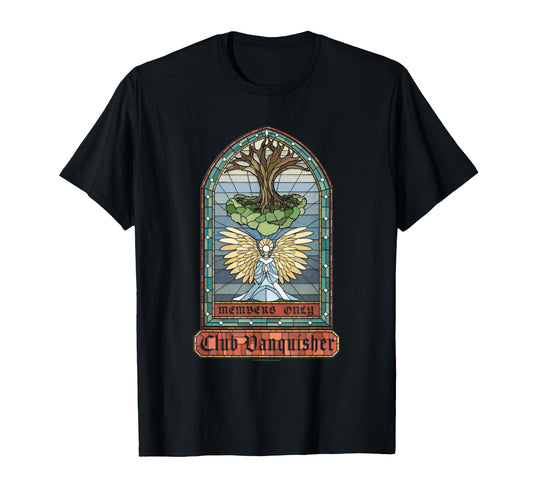 DCC Club Vanquisher Stained Glass Window Book Series T-Shirt