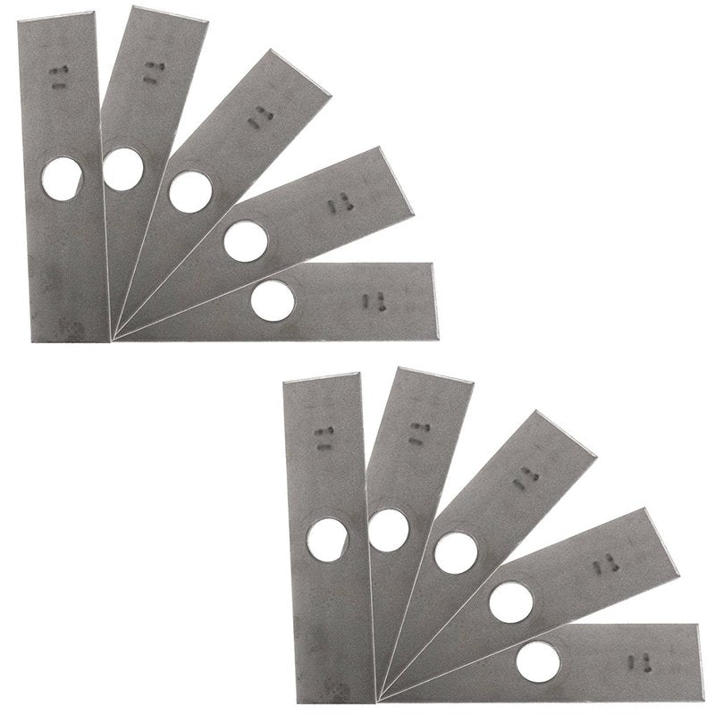 Peach Country Edger Blade 2" x 8" x .120" 1 Inch Center Hole 375-301, Universal Edger Blades 1 Inch Center Hole for Echo Edger Blade, Stihl Edger Blades, Husqvarna, Ryobi, Red Max, Mclane (10 Pack)