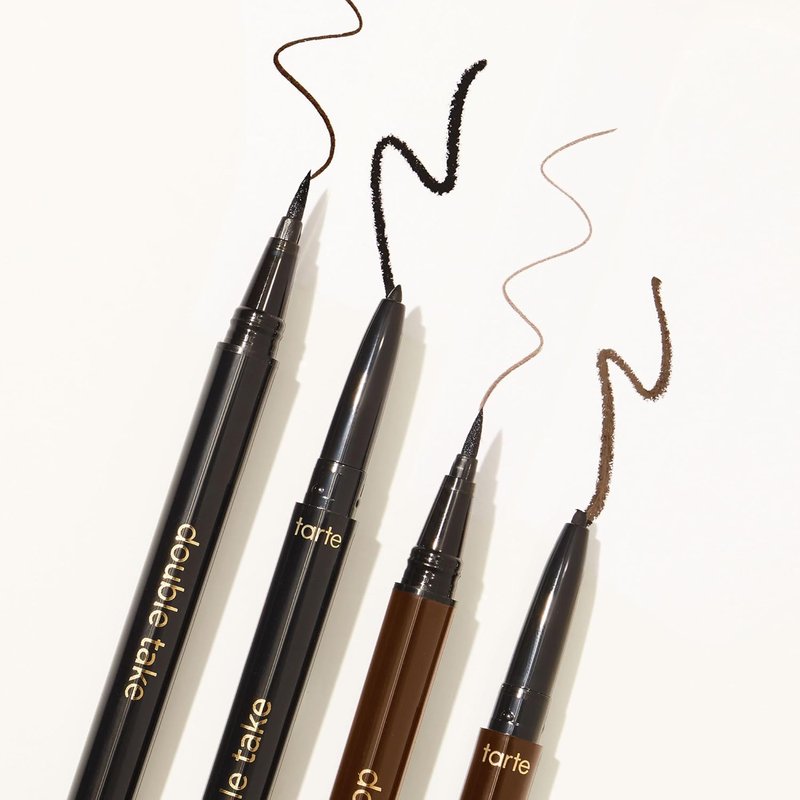 Tarte Double Take Eyeliner - 2-in-1 Waterproof Pencil for Bold, All-Day Wear | Vegan & Easy to Apply