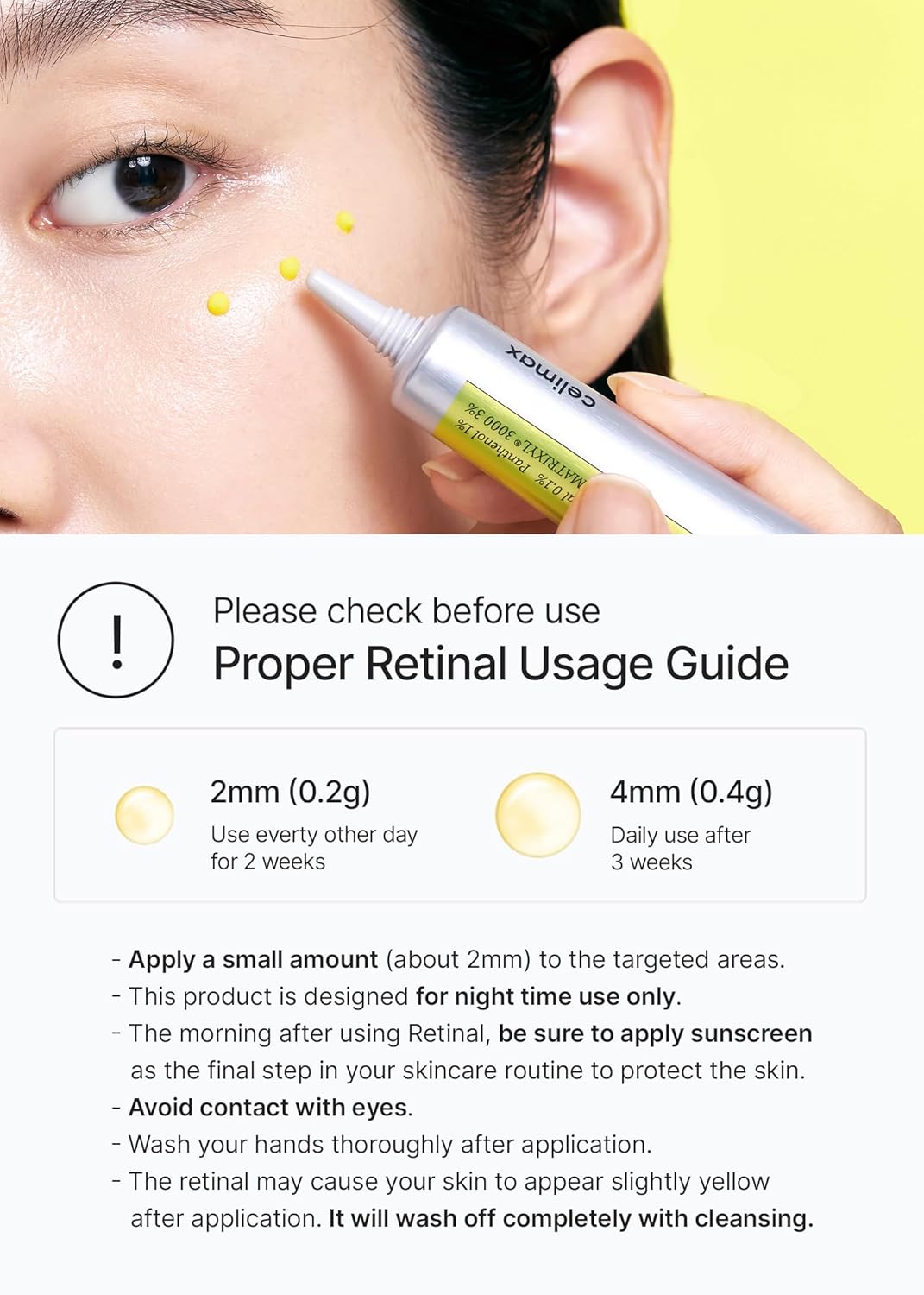 Celimax Retinal Booster 15ml & Retinol Serum 30ml - Anti-Aging Korean Skin Care Set for Women
