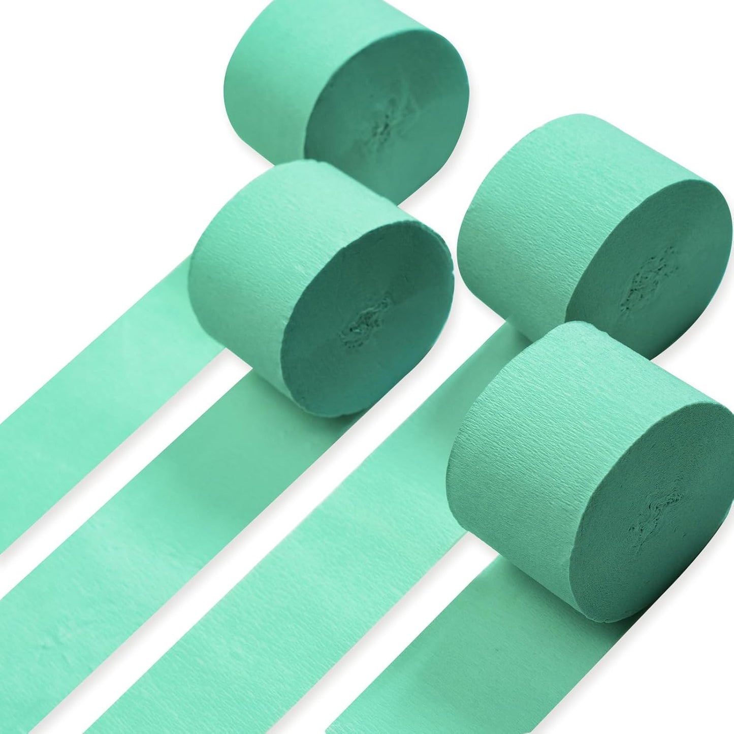 Gold Crepe Paper Streamers - 4 Pack of 328ft | Perfect for Wedding, Birthday, Baby Shower, and Graduation Party Decorations