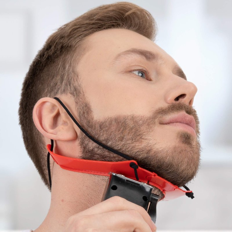 Nekliner Beard Shaper & Neckline Shaving Tool | Hands-Free Lineup Stencil Kit for Clean, Even Trims and Shaves