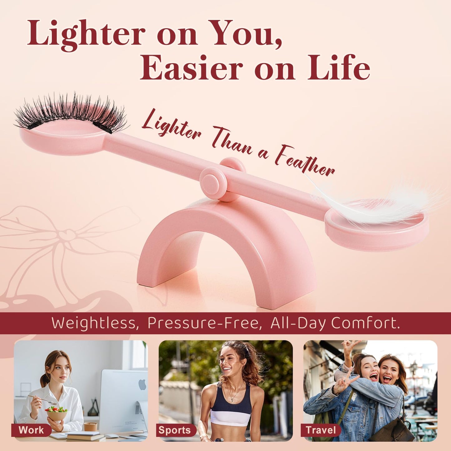 Higu clace Magnetic Eyelashes with Applicator 2 Pairs Magnetic Eyelashes No Glue Needed Reusable Magnet Lashes Natural Look Easy to Wear and Remove(NZH-A+C)