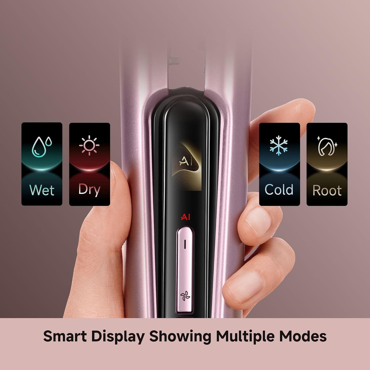 DREAME Aero Straight Pro 2-in-1 Air Straightener | AI Styling, Wet-to-Dry, 57°C Root Care, 110,000RPM Motor