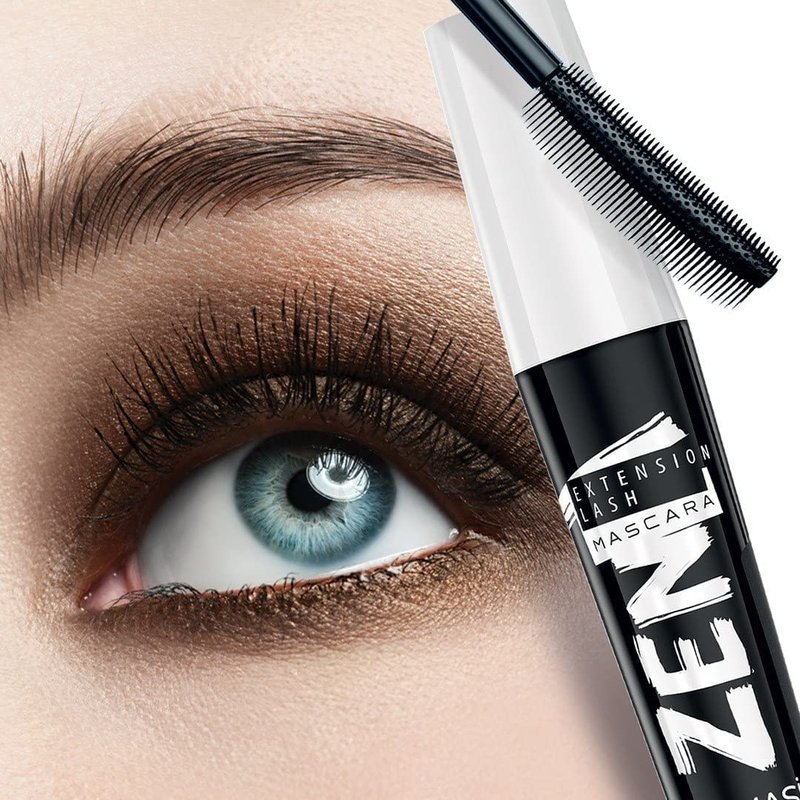 Zen Extension Lash Mascara - Lengthening & Volumizing, Clump-Free, Smudge-Free | Blackest Black, 0.27 fl oz