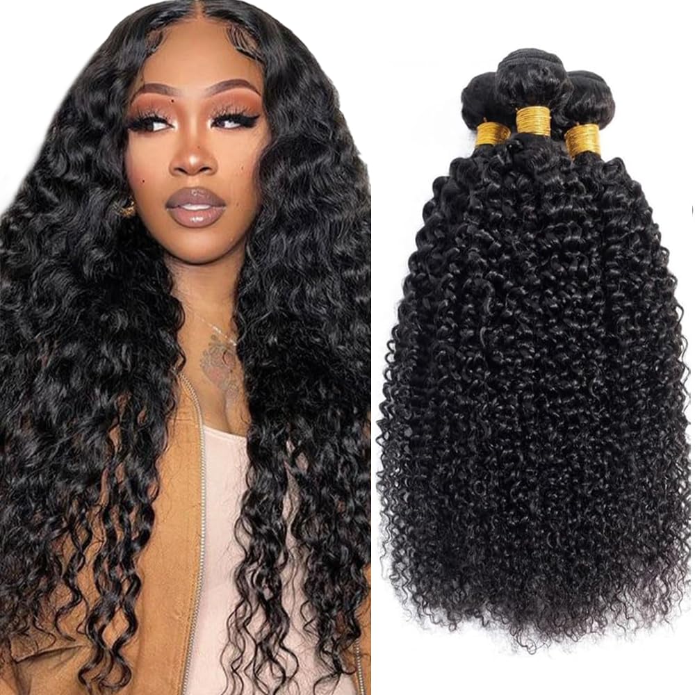 Bundles Human Hair Black Bundles Human Hair 20 22 24 Inch Unprocessed Virgin Soft and Silky 1b Bundle Hair Extensions Black Color