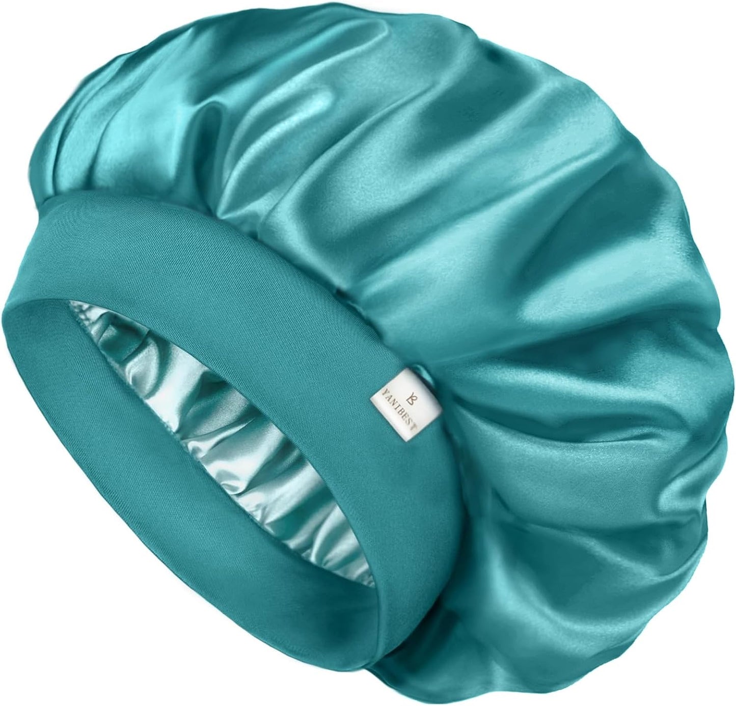 Silk Bonnet for Men & Women - Double Layer Satin Sleep Cap for Natural Curly Hair | Unisex Design