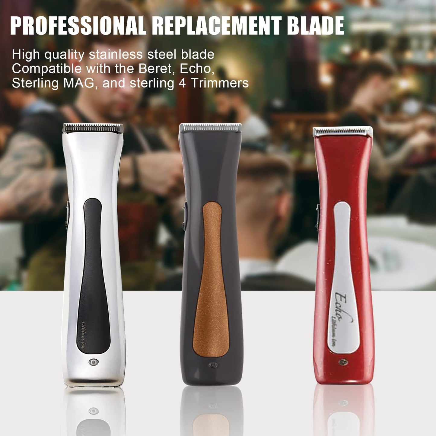 Clipper Replacement Blades #2111 Blade Compatible with Wahl MagTrimmers 8841/8143 /8700- Fits Professional Barbers and Stylists (1Pack)