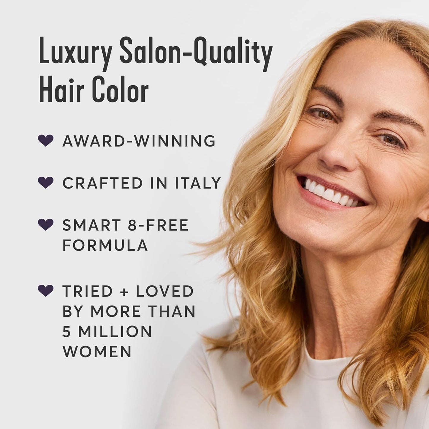 Radiant Hair Color Kit - 9NA Medium Cool Blonde | PPD-Free, Ammonia-Free Permanent Dye for Gray Blending