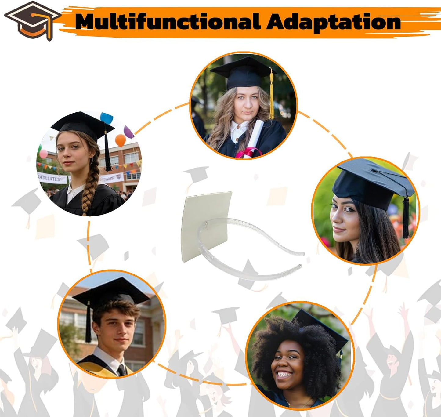 Graduation Cap Headband - Stylish Accessory for Glasses Wearers | Perfect for Graduates