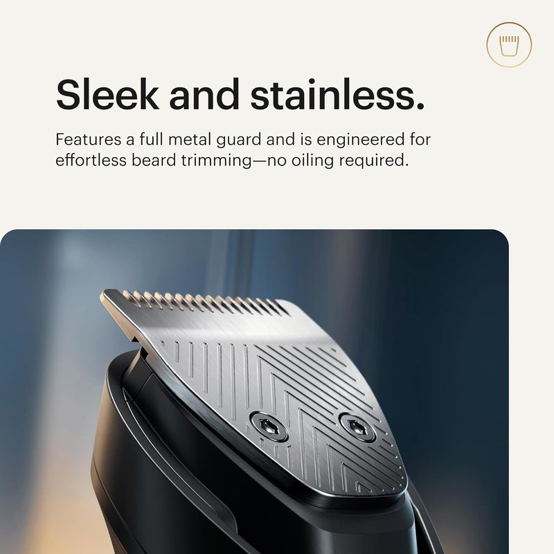 Beard Hedger® Plus Replacement Blade - Stainless Steel Trimmer Blade Refill | Precision Cutting, Easy Snap-On, Waterproof