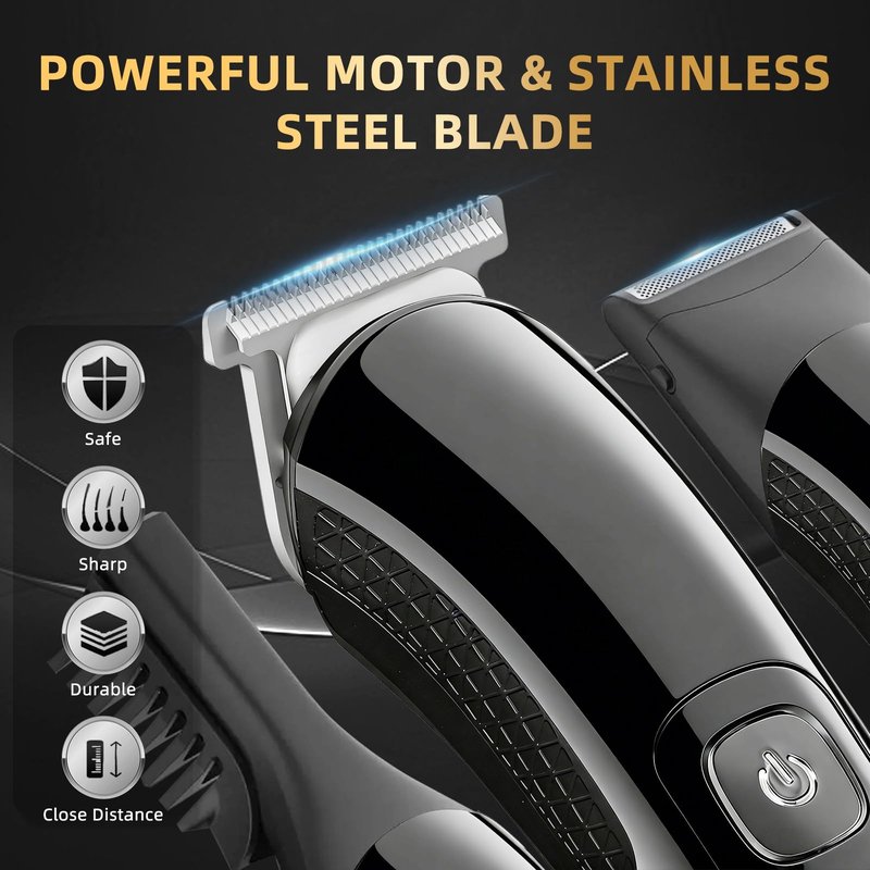 ritarga Beard Trimmer for Men, 20 Length Settings, 14-in-1 Cordless Grooming Kit, Waterproof Electric Razor for Men with A Razor Stand, Hair Trimmer, Nose Hair Trimmer, Cordless Hair Clippers