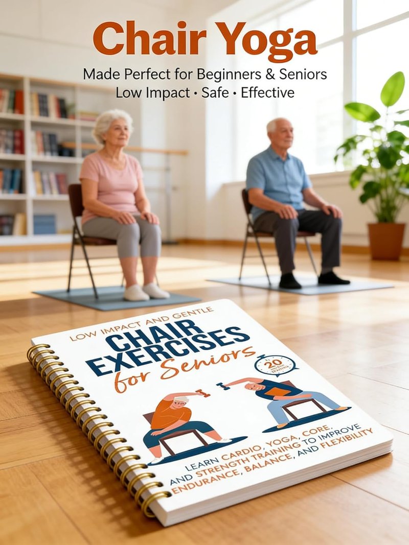 Chair Yoga for Seniors Over 60 - Gentle Poses & Exercise Chart | Home Workout Guide