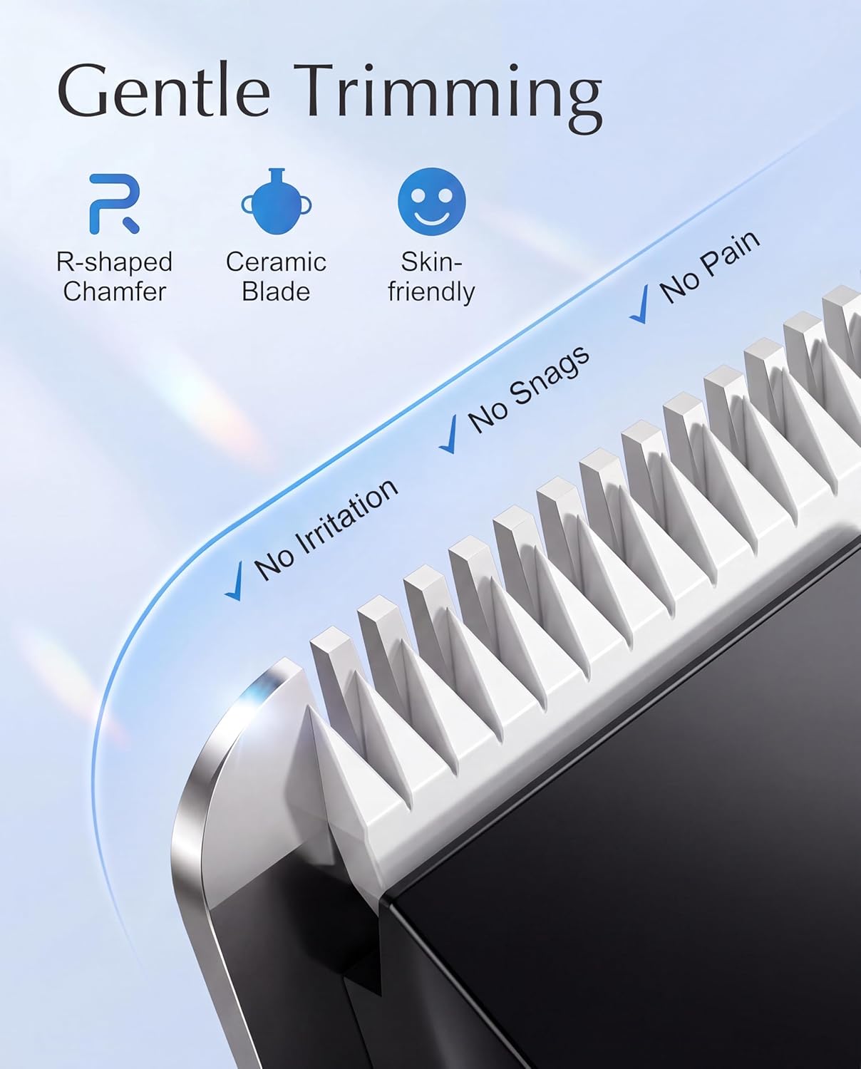 Men's Body Hair Trimmer - 3-in-1 Electric Razor for Groin, Chest & Beard | IPX7 Waterproof, USB-C Rechargeable