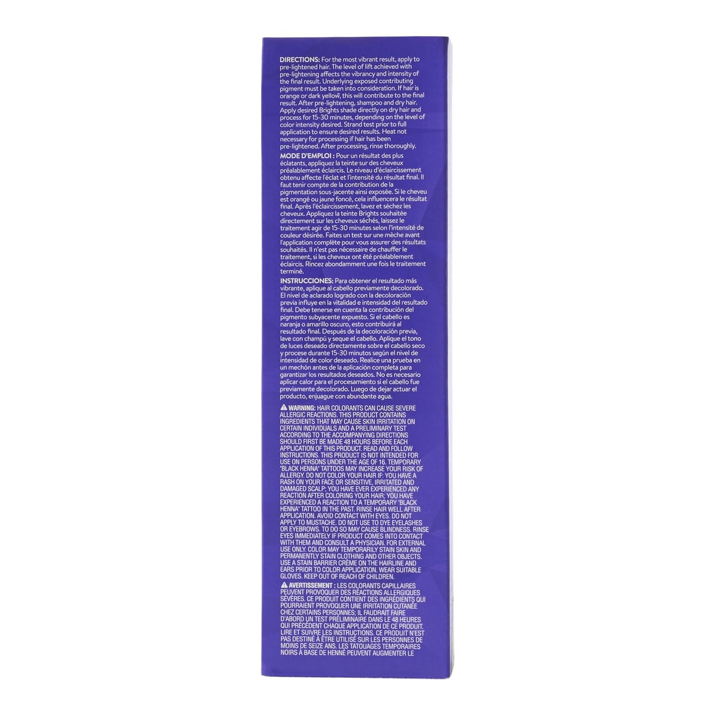 ion Semi-Permanent Brights Hair Color Tanzanite