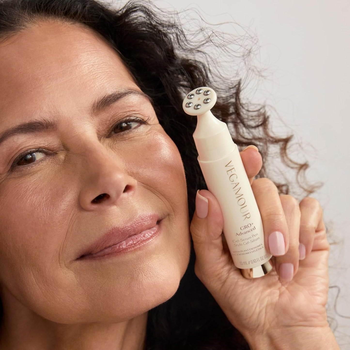 VEGAMOUR GRO+ Advanced Hair Density Gel-Serum | Cooling Massage Pen for Thinning Hair, Vegan & Cruelty-Free