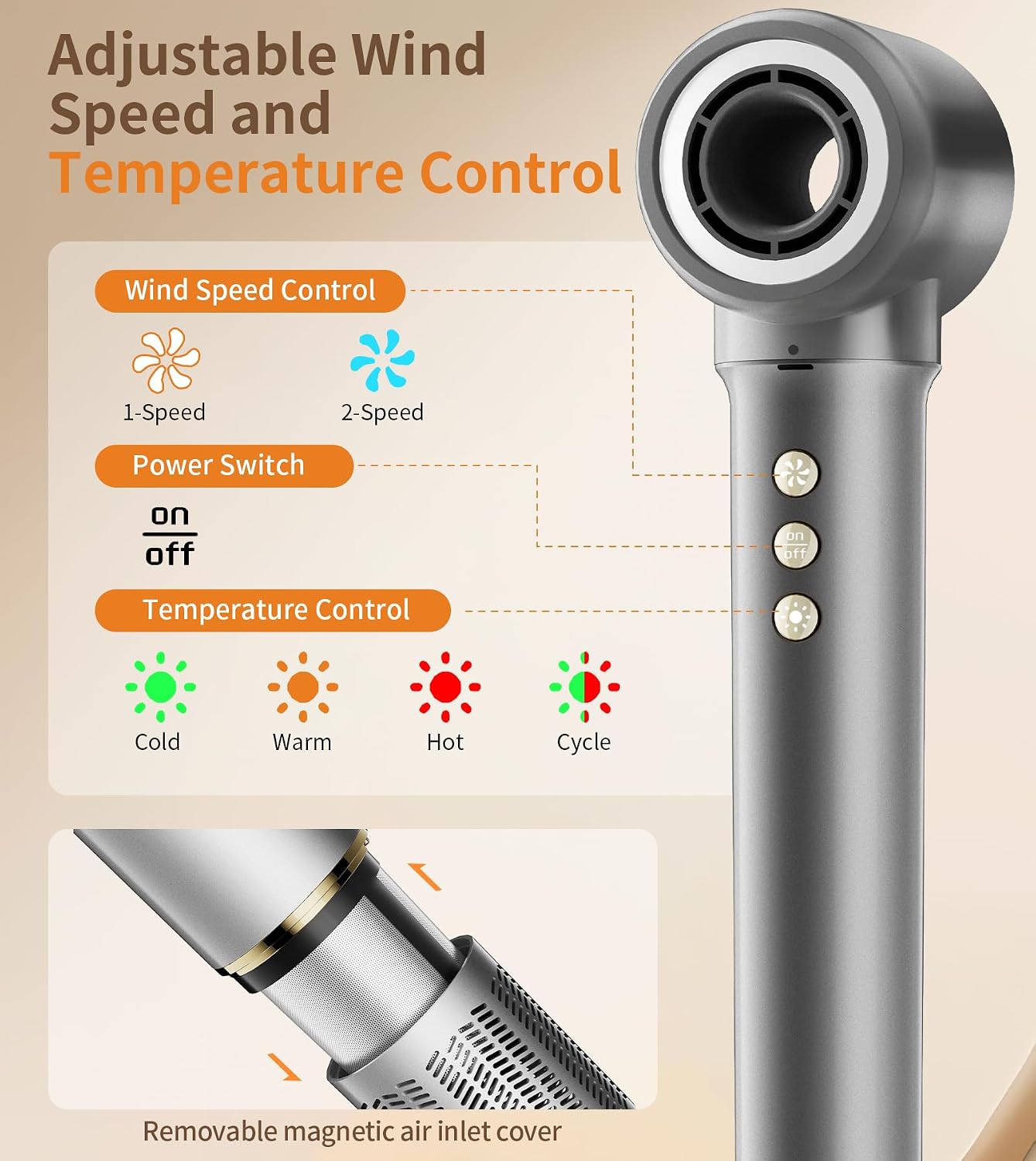 Professional 9-in-1 Hair Dryer Brush Kit - 1200W Hot Air Styler with Auto Wrap Curler | Travel-Friendly, Frizz-Free Styling