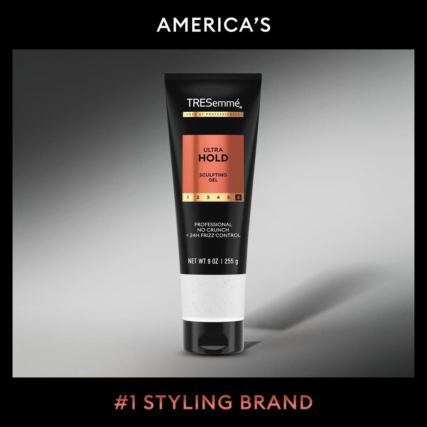 TRESemmé Gel Ultra Hold for 24H Frizz Control, with Pro Lock Technology, 9 oz