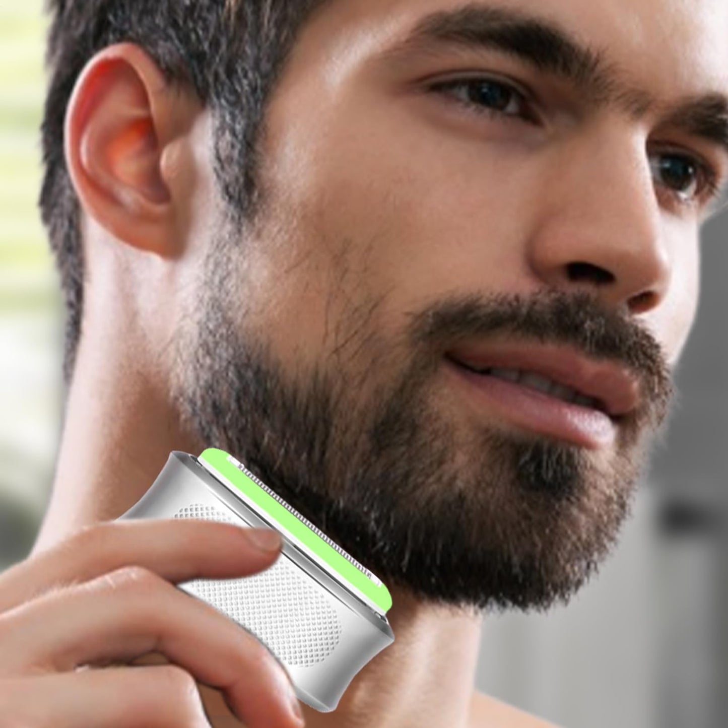 Manual Head Shaver - Bald Shaving Tool, Hair Clipper Groomer, Portable Handheld Razor, Stainless Steel Blade | Efficient Grooming Device for scalp legs arms face daily travel seniors athletes barber u