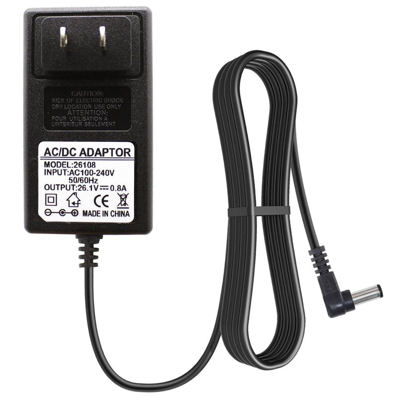 26.1V Charger Replacement for Dyson V6 V7 V8 SV04 SV05 SV06 SV07 SV09 DC60 DC61 DC62 Cordless Vacuum Cleaner 229602-01 965875-07 AC/DC Charging Cable Power Supply Adapter 6.6FT Black