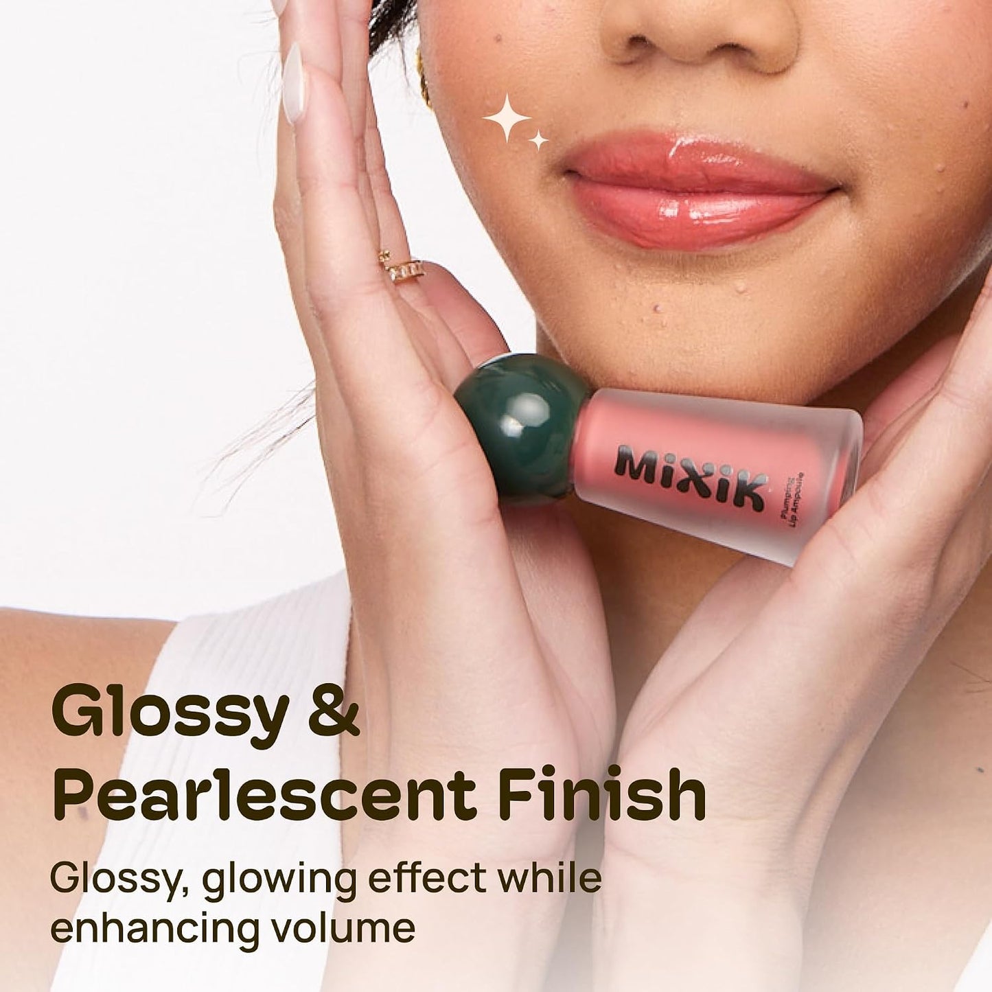 Plumping Lip Ampoule - Hydrating Shea Butter & Argan Oil Gloss for Smooth, Glossy Lips | Apricot Plump
