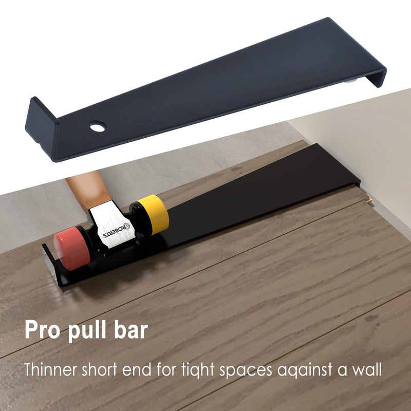 Heavy Duty Pull Bar for Vinyl Plank Flooring Laminate Wood Flooring Installation Tool,Pull Bar Flooring Tool,12.2 inch Long