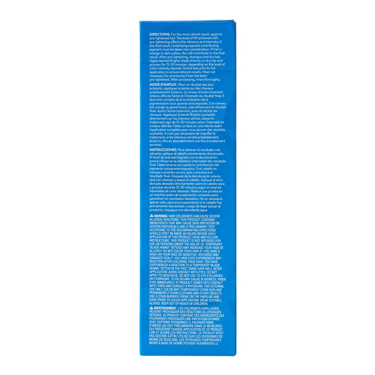 Brights Semi-Permanent Hair Color - Sky Blue | Vibrant, Long-Lasting Formula