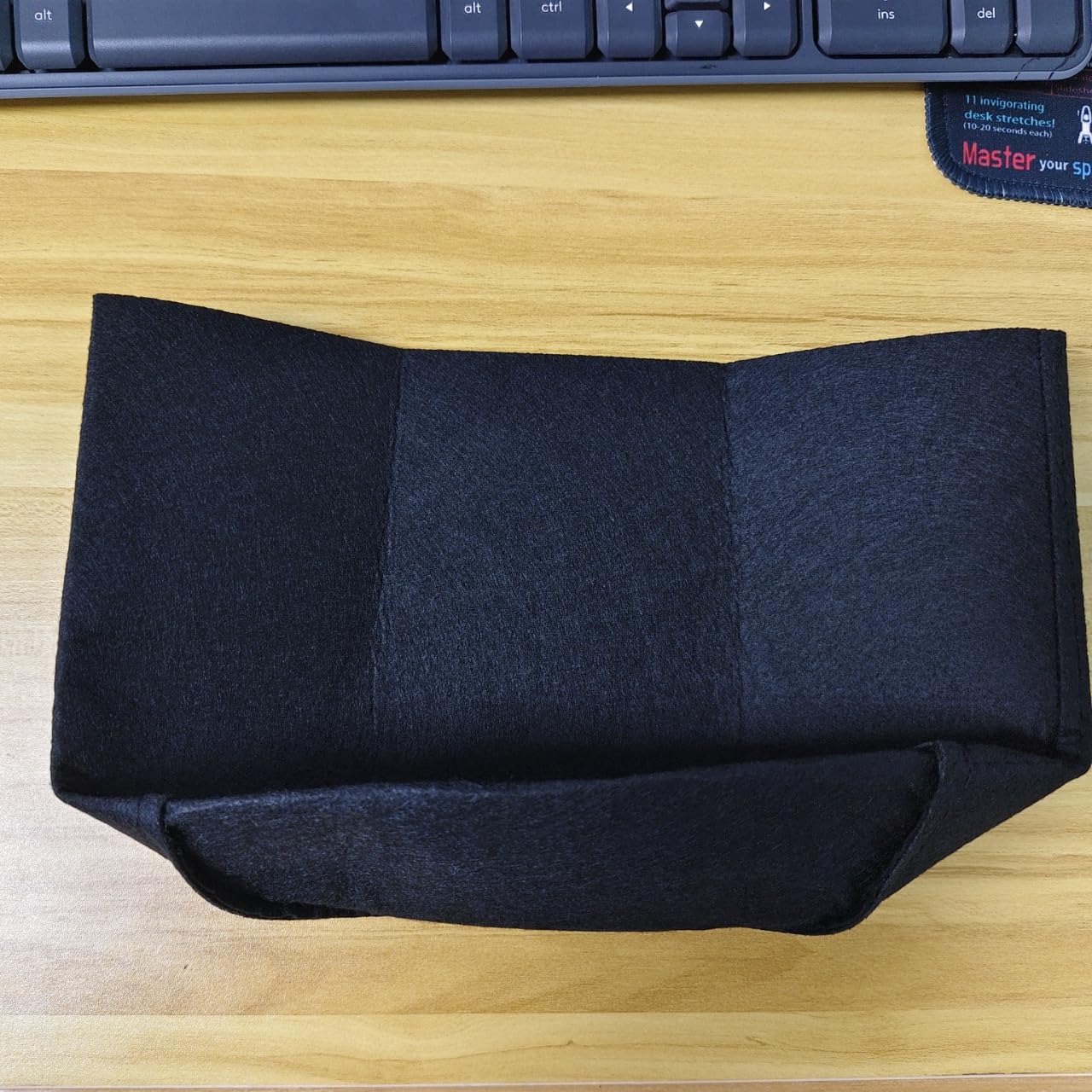 6Pack 5 Gallon Fabric Grow Bags Breathable Nonwoven Aeration Planter Pots with Handles Black