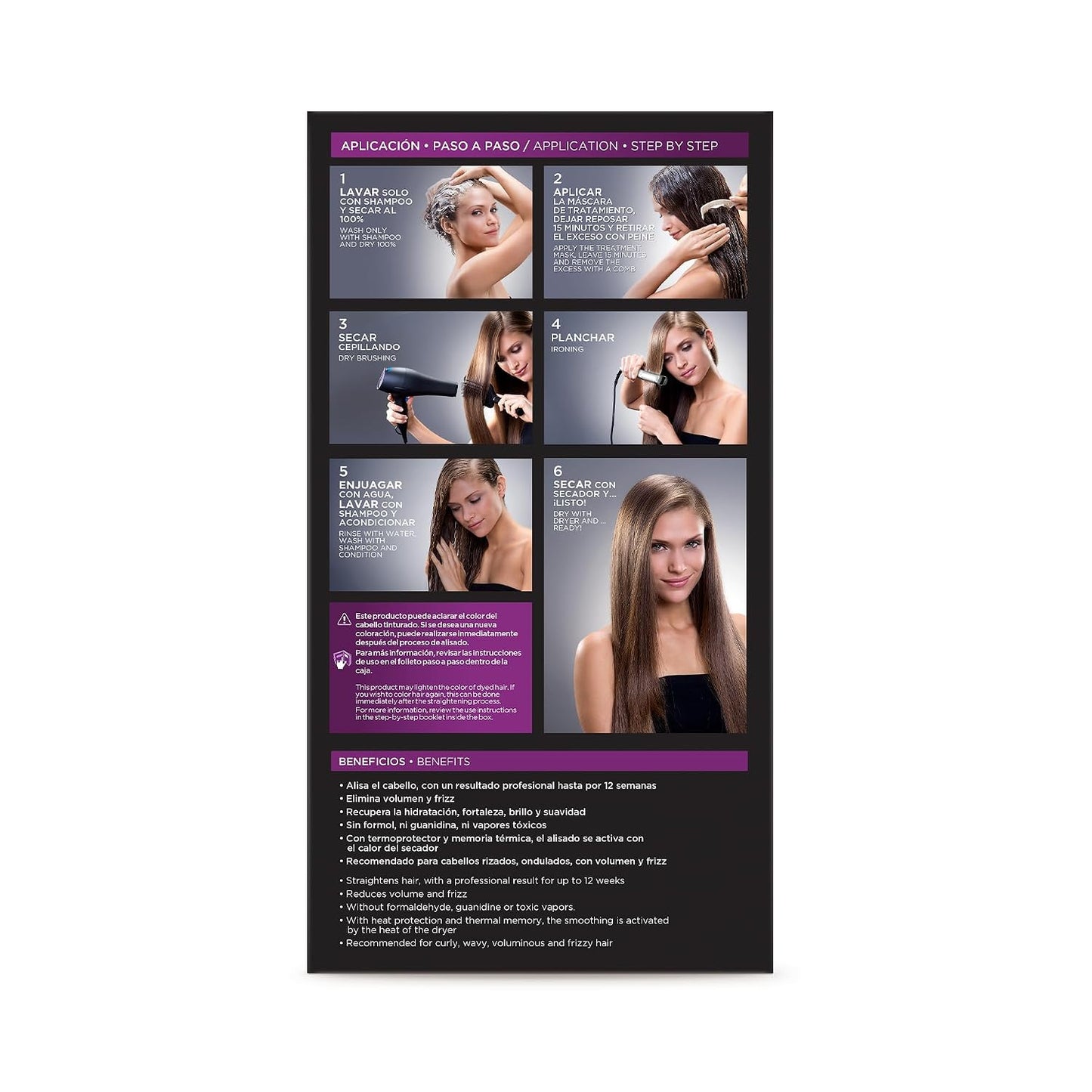 Kativa Brazilian Keratin Straightening Kit - Formaldehyde-Free At-Home System for Intensive Frizz Reduction | Vegan, Lasts Up to 12 Weeks