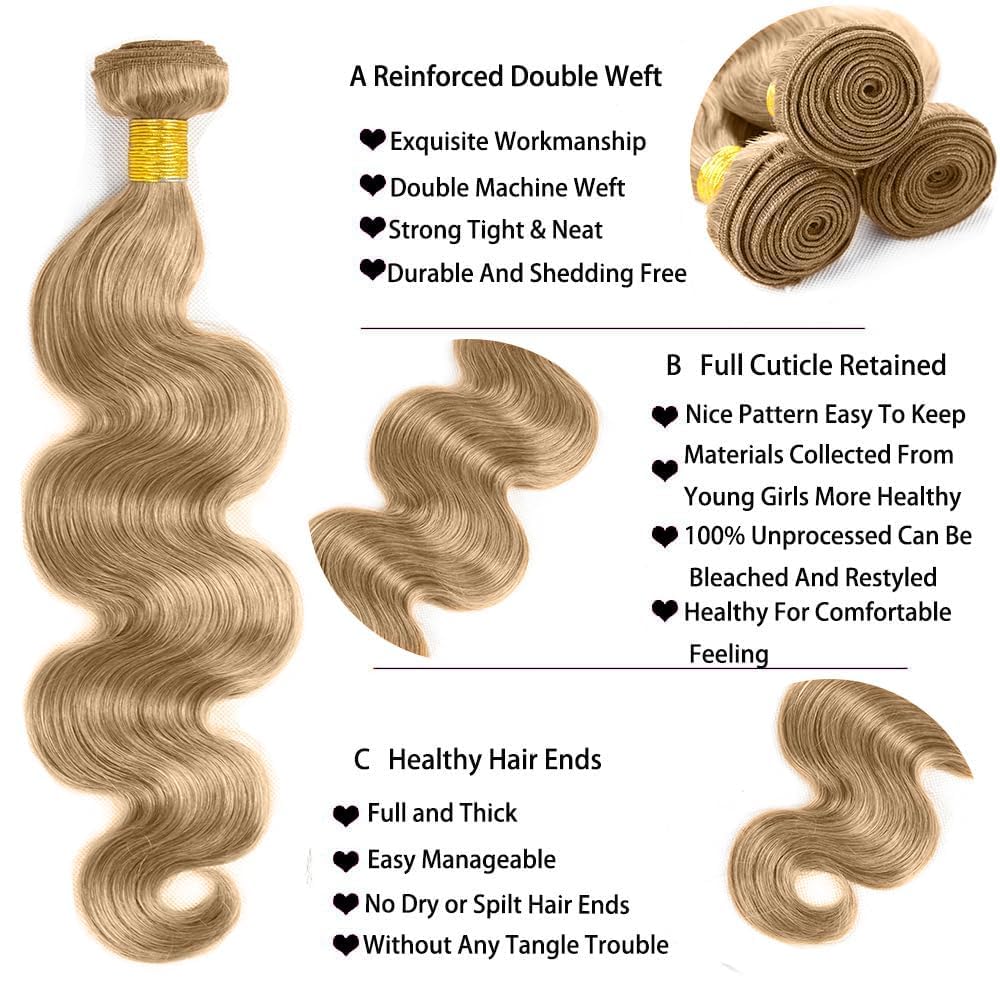 Ash Blonde Bundles Human Hair Ash Blonde Bundles Body Wave Color 22 Bundle Human Hair Body Wave Wet And Wavy Bundle 150g 22 24 26 Inch