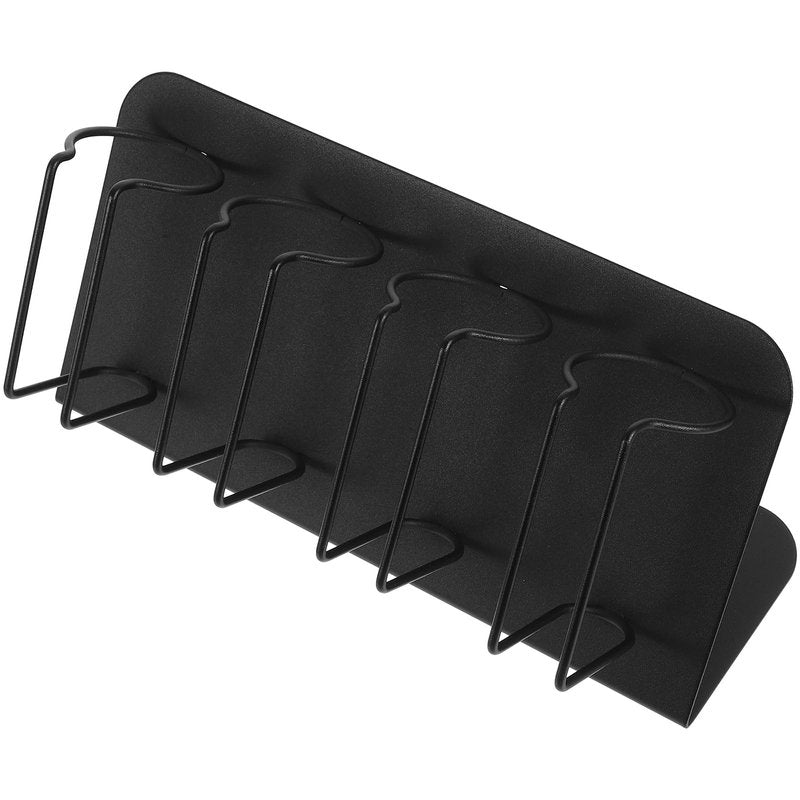 Alipis Wall Mounted Hair Dryer Holder and Electric Clippers Rack Hairdressing Tool Organizer for Salon and Bathroom 11.61X5.90X4.13In Space Saving Hair Trimmer Stand