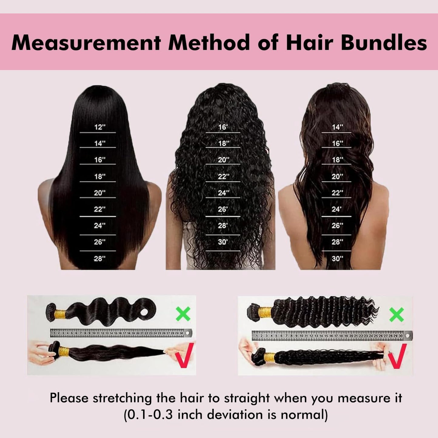 Human Hair Bundles Deep Wave Bundles Human Hair 14 16 18 Inch Brazilian Raw Curly Bundle Human Hair 3 Bundles for Black Women Wet and Wavy Weave Hair Extensions Natural Black