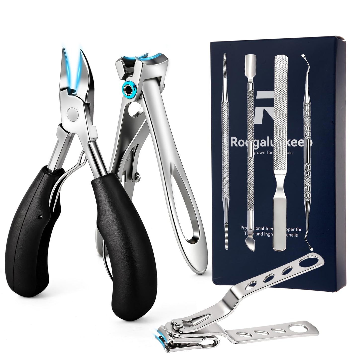 Stainless Steel Ingrown Toenail Kit – 7-Piece Removal & Treatment Set