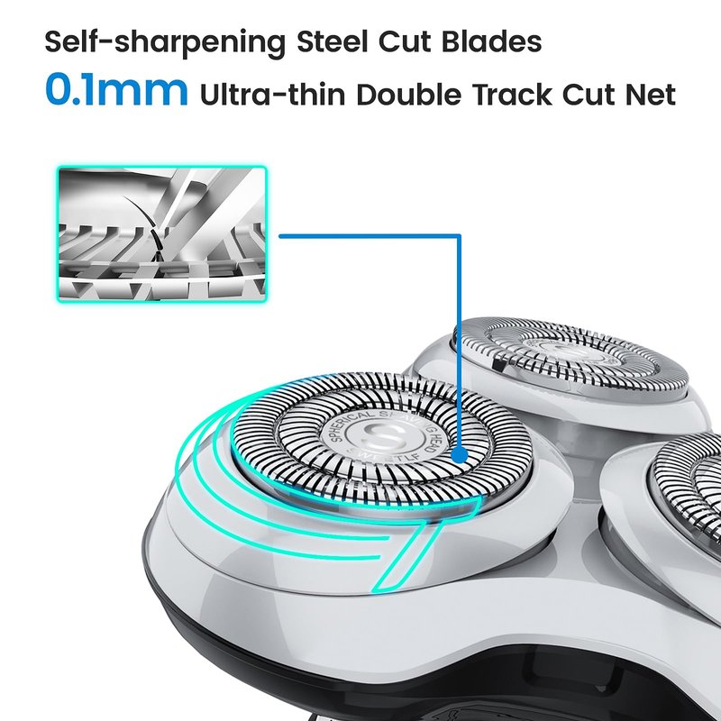 SweetLF Replacement Blade 303D 9A Suitable for Electric Shavers for Men, Model ZS603 or SWS7105