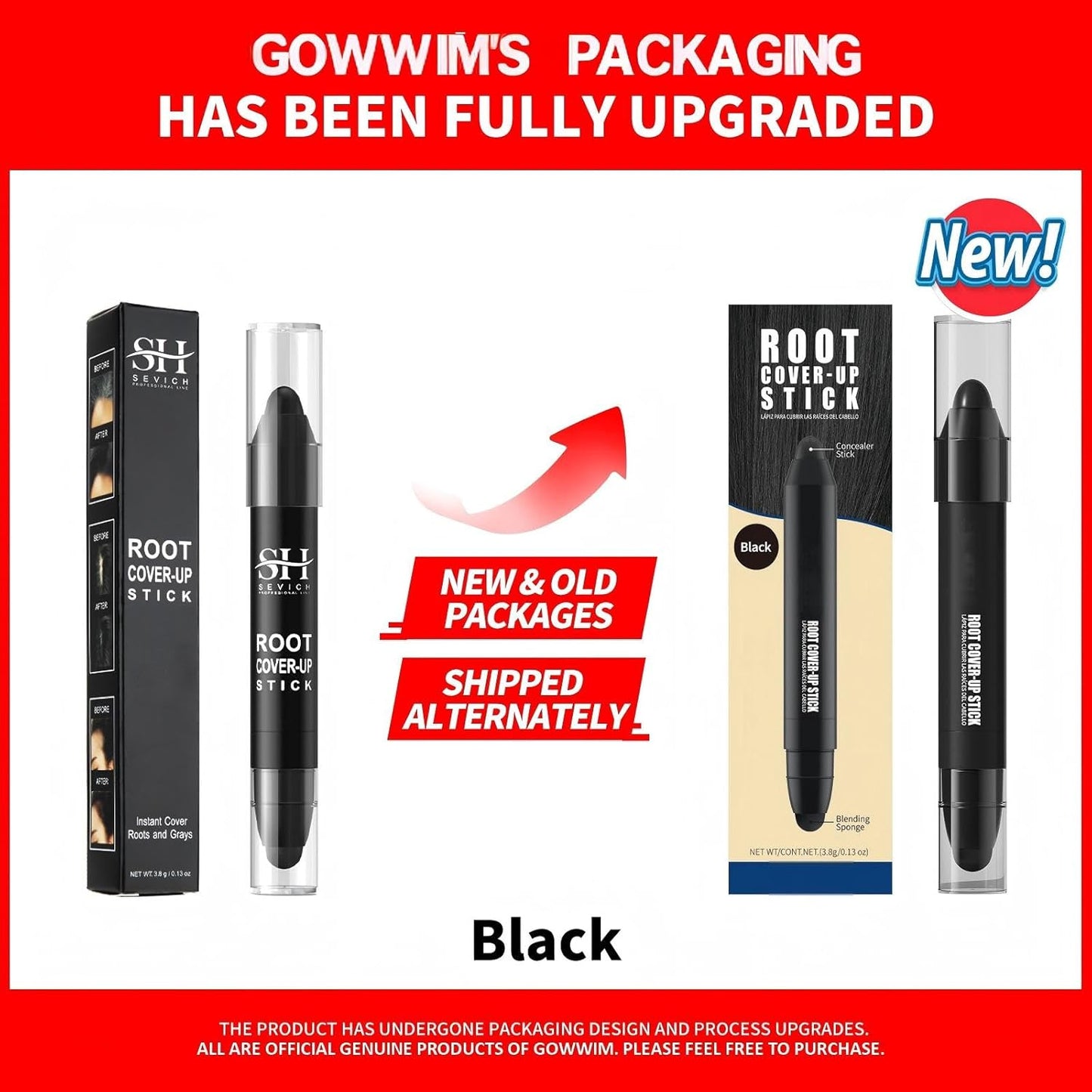 Root Touch Up Dark Brown - Quick Stick Instant Concealer for Roots & Grays | Easy Application
