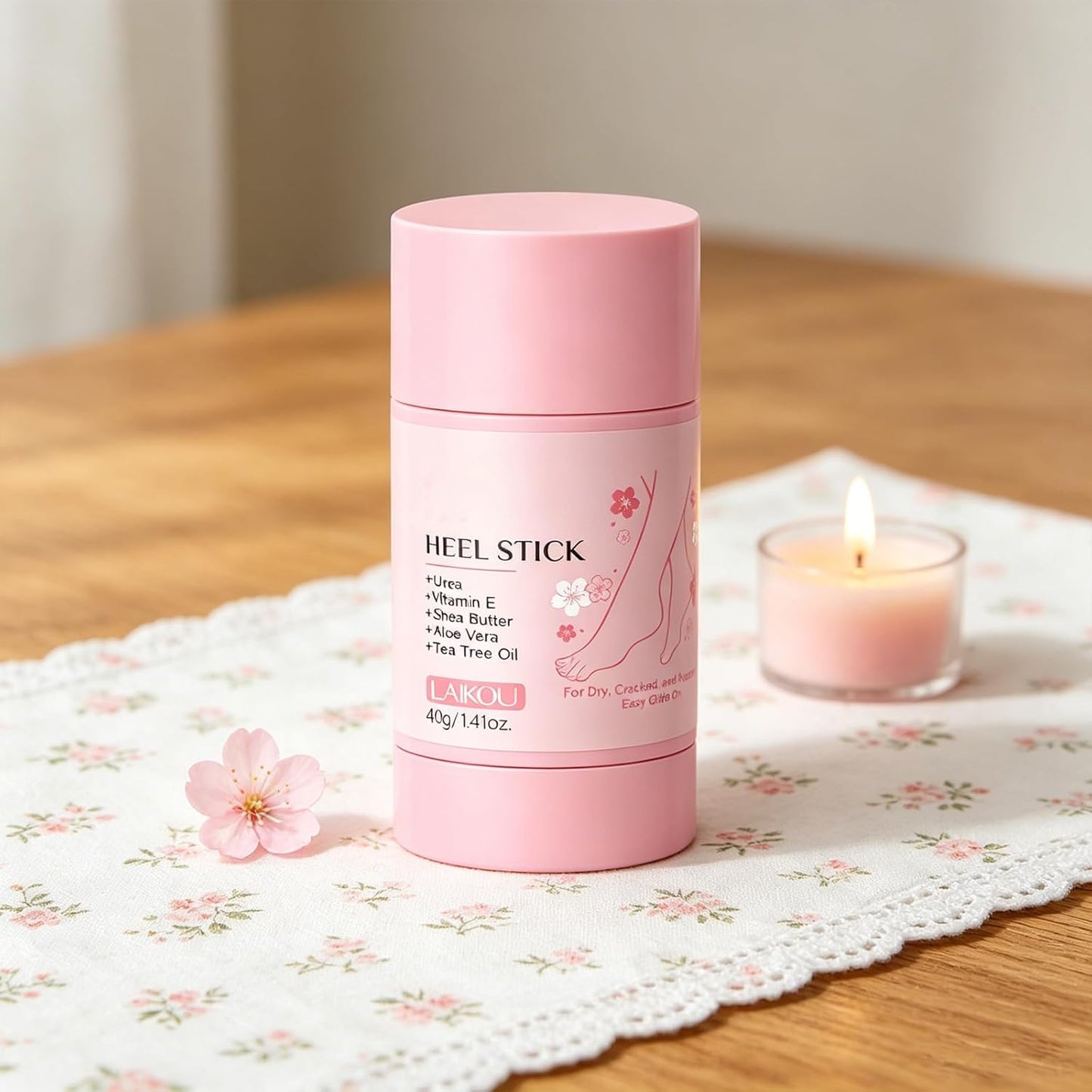 Sakura Foot Heel Stick - Deeply Moisturizing Cracked Heel Repair | Softening & Smoothing Formula (1 PCS)