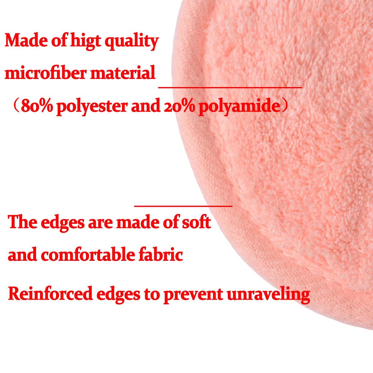 Reusable Makeup Remover Pads Microfiber Face Cleansing Cloth Facial Eraser
