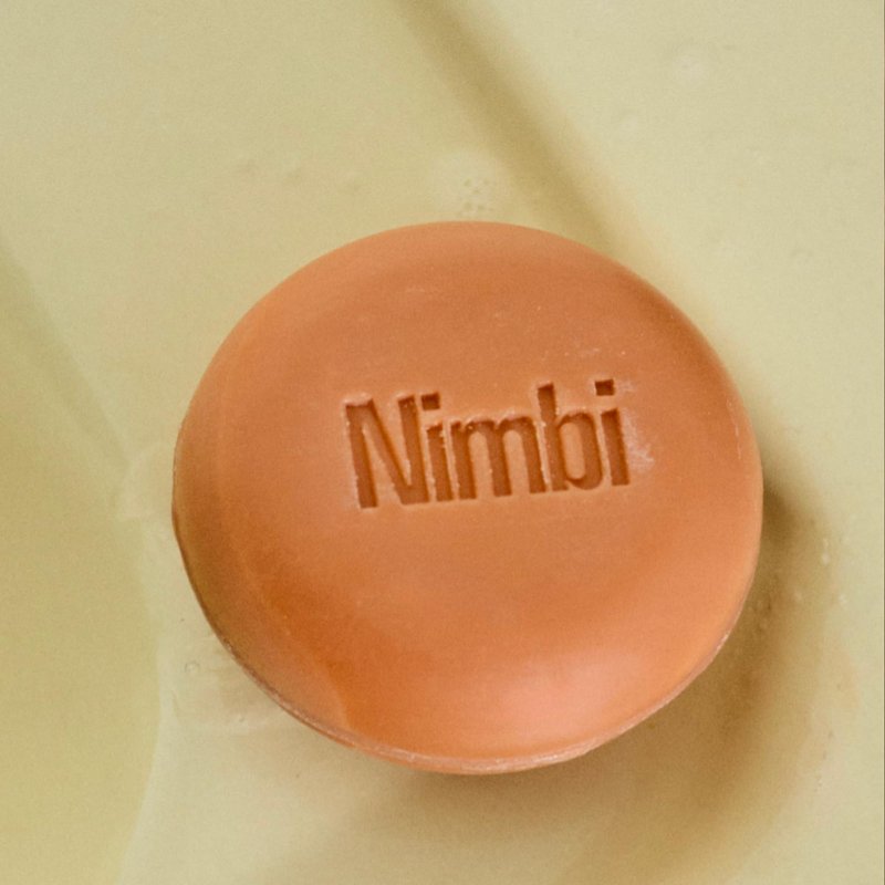 Nimbi Shave Foam Puck Clay, Fragrance-Free Solid Shaving Foam, Face and Body, 48 Uses, Pack of 1.