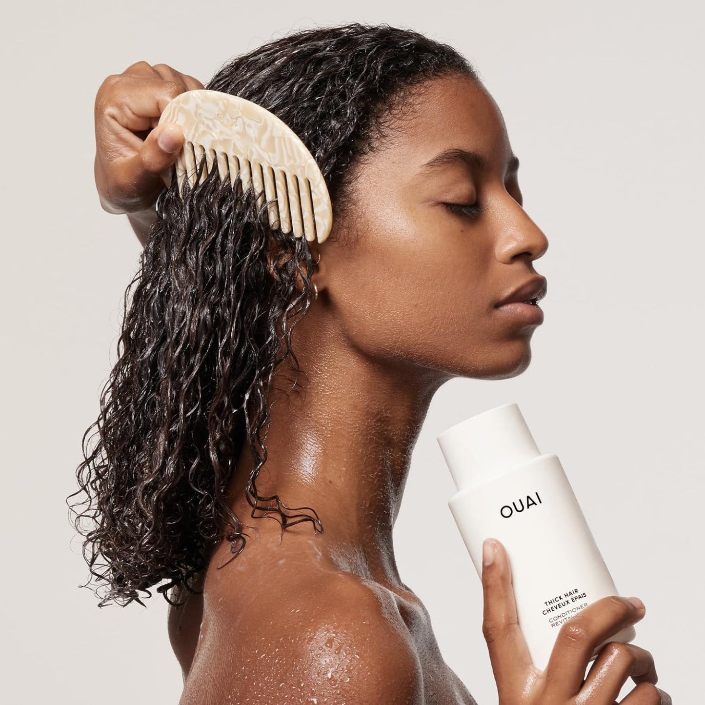 Thick Hair Conditioner Refill - Moisturizing Keratin Formula for Dry, Frizzy Hair | 32 Oz - Paraben & Sulfate Free