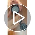 2 Inch Aluminum Spice Grinder with Unique Oil Painting Design