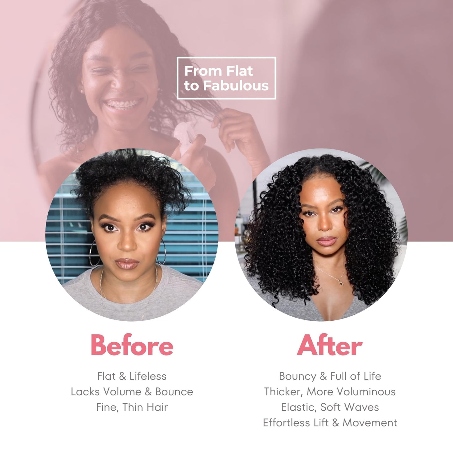 SIYUSI Kinky Curly Clip In Hair Extensions, 3C 4A 100% Brazilian Remy Human Hair Clip Ins, Invisible & Scalp-Friendly, Natural Black Color, 3.52oz, 7Pcs 18 Inch