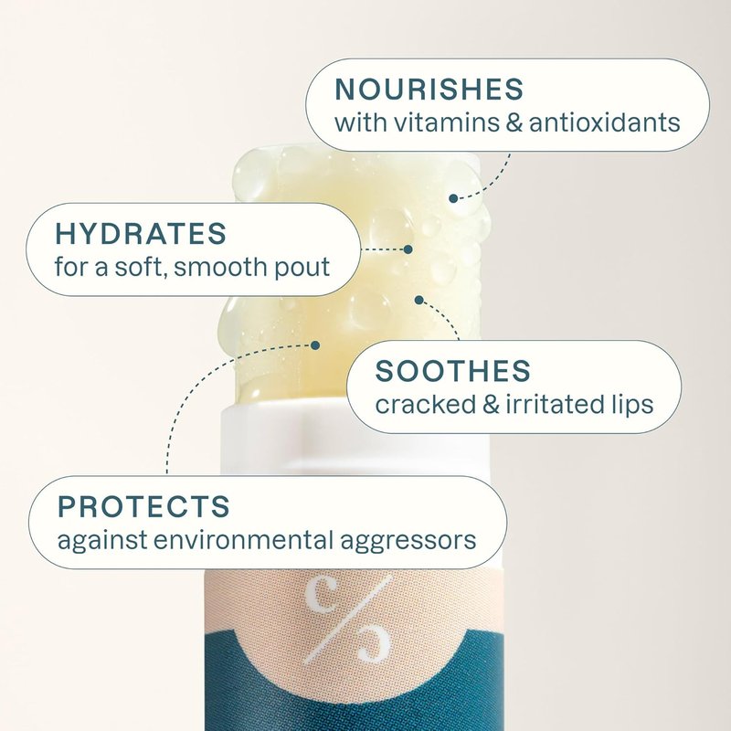 Organic Lip Balm Set - 4 Flavor Variety | Natural Hydrating for Cracked & Dry Lips